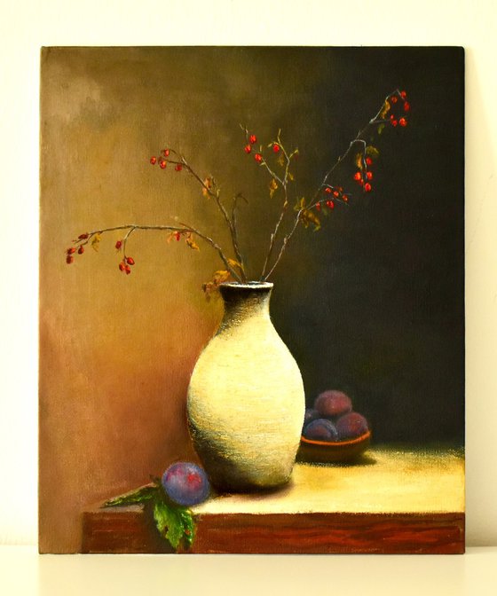 Branches, Plums, and Silence
