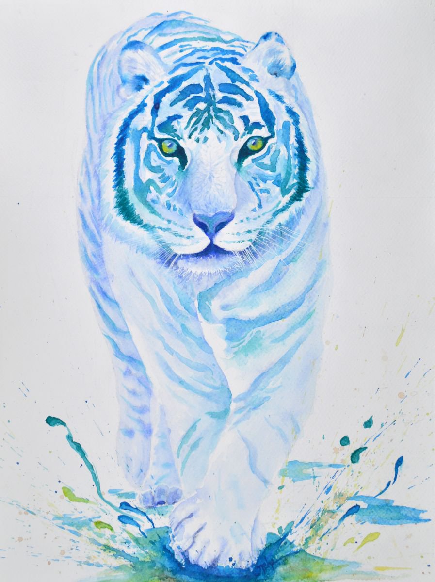 Tiger tiger burning bright by Neha Soni