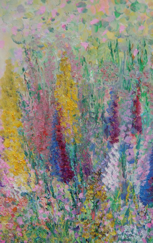 Delphinium by Lesley Blackburn