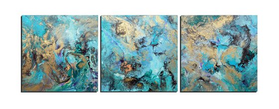 Triptych Wind of the sea