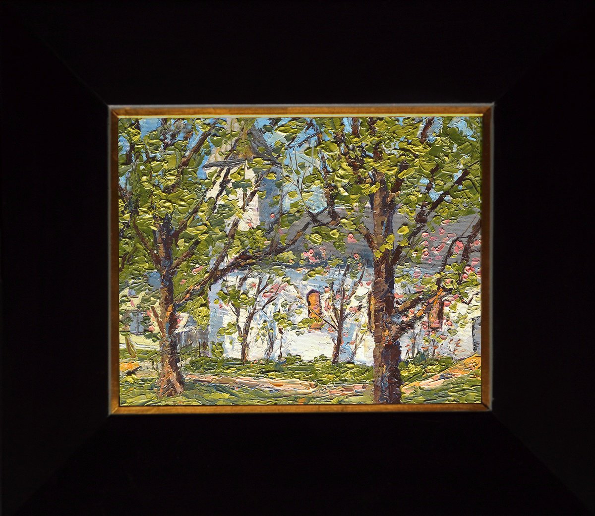 Ebenezer Church By Daniel Brian Fishback, 15 X 14, Artwork For Sale On Artfinder