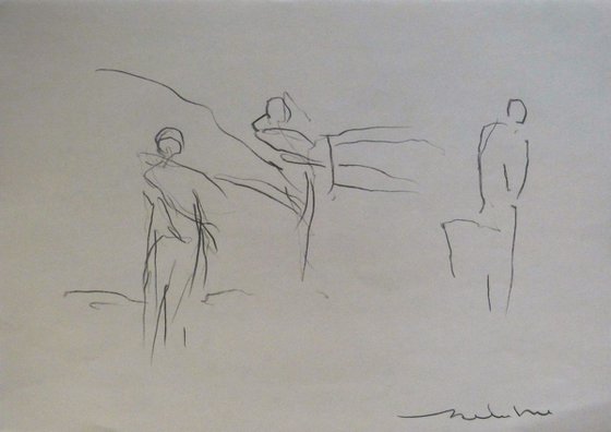 Five dynamic sketches, 21x29 cm - affordable & AF exclusive !