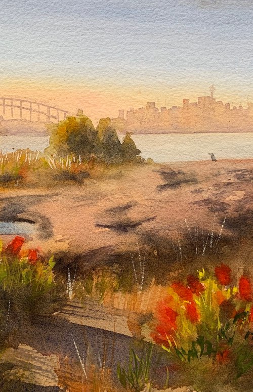 Harbour sunrise by Shelly Du