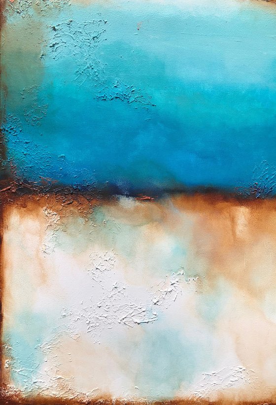 urban sky blue (120 x 80 cm) Dee Brown Artworks