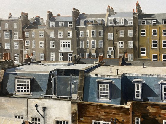 Commissioned Piece - Rooftops in London
