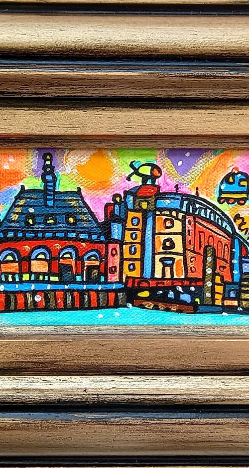 New Vibrant View of London from the River Themes by Maria Luisa  Azzini