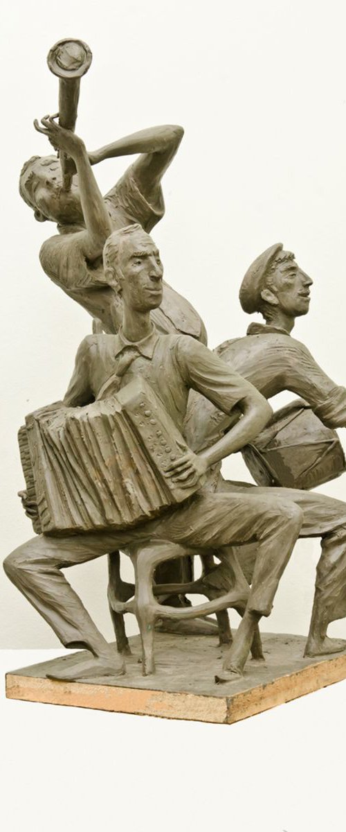. Folk musicians by Zakir Ahmedov