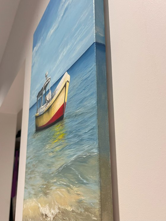 Ship on the shore