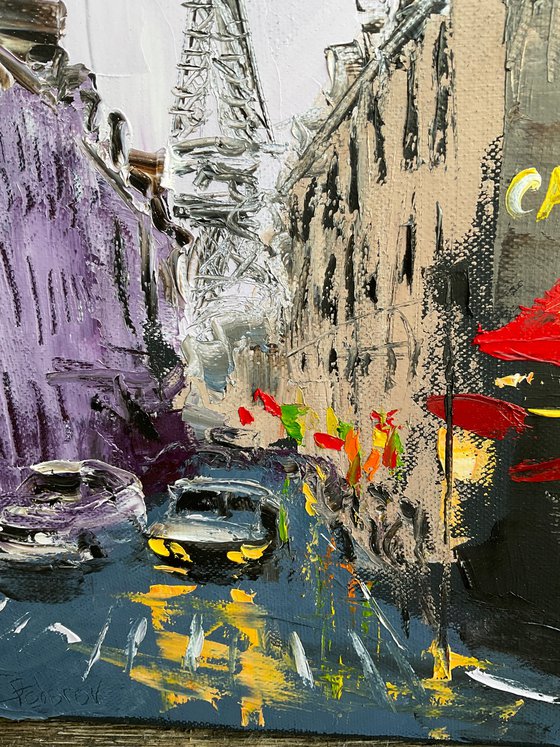 Rainy Parisian street