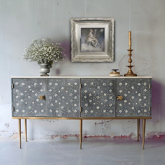 Gloriana, Celestial Realism Oil Painting