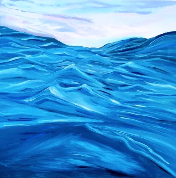 Turbulent sea