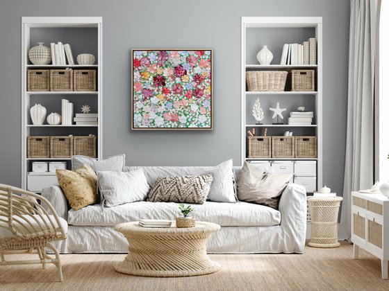 Garden of Happiness - Framed