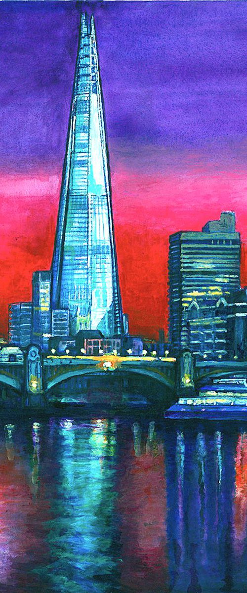 The Shard London Cityscape by Patricia Clements