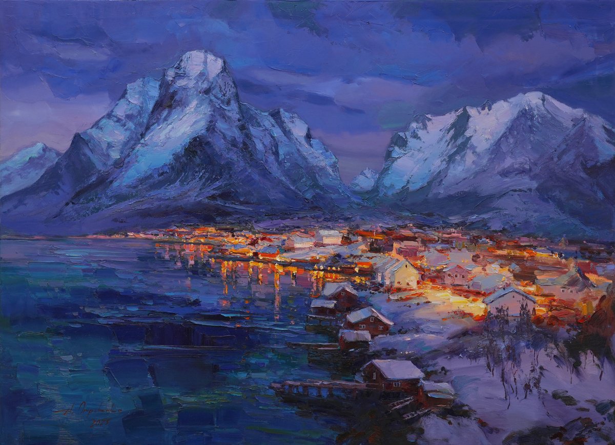 Lofoten Norway By Alisa Onipchenko-Cherniakovska, 48 X 35, Artwork For Sale On Artfinder