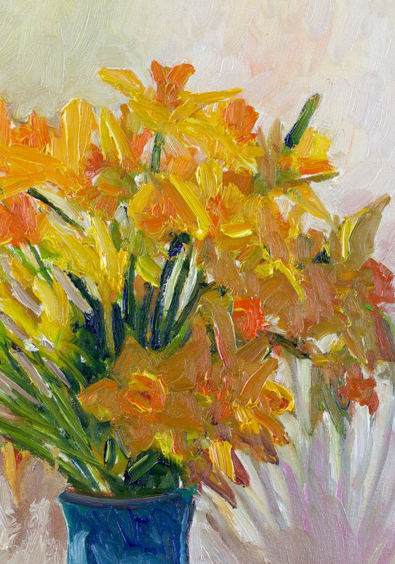 Daffodils in a Vase