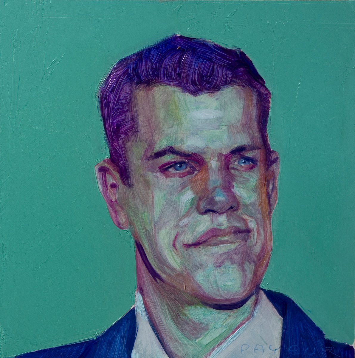 portrait of a great actor: Matt Damon by Olivier Payeur