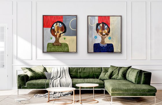 You Ok? (Diptych)