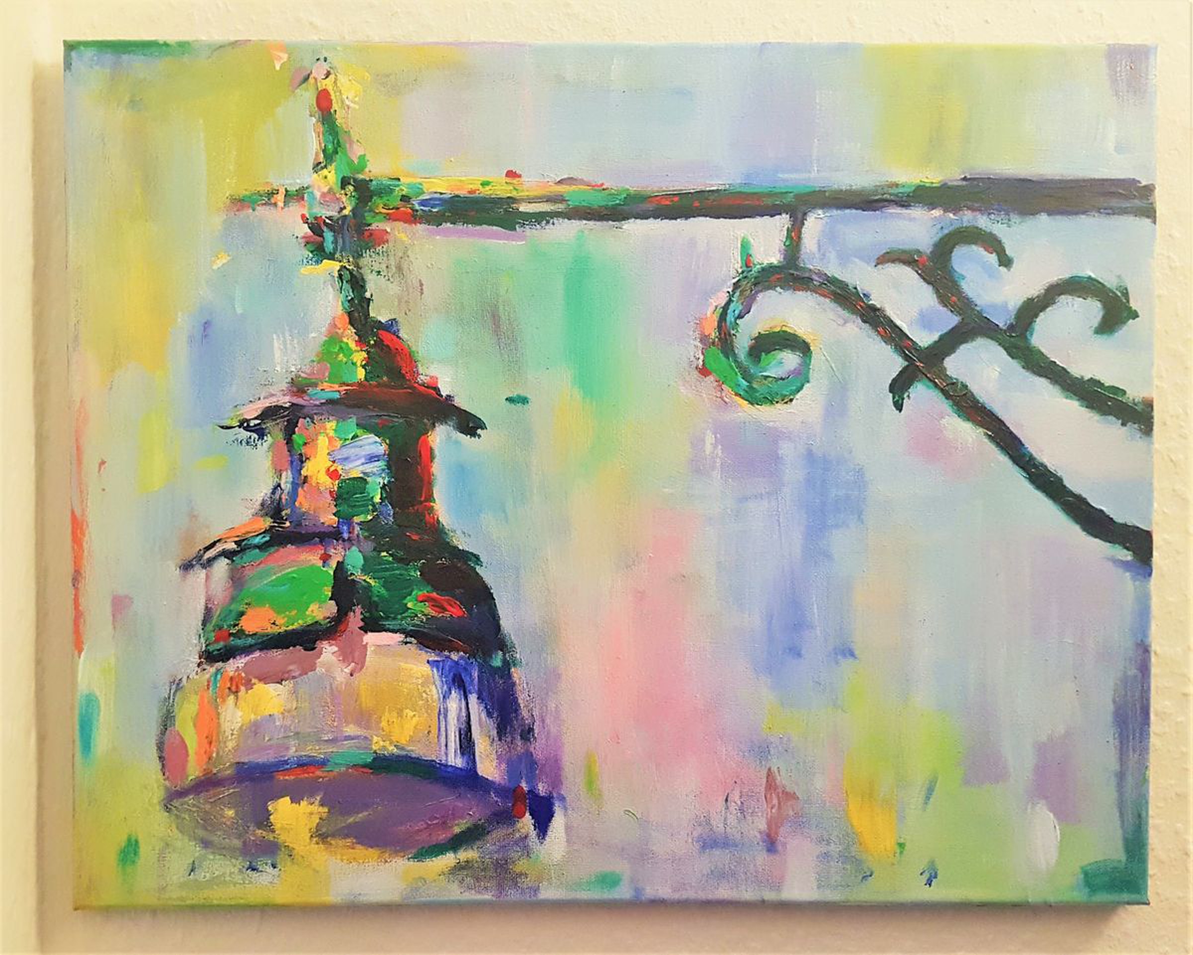 Street Lamp Venice By Dawn Underwood Artfinder