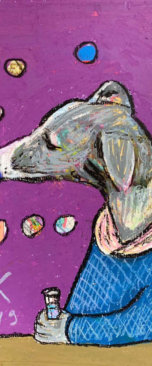 Drinking dog #50 by Pavel Kuragin