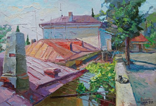 Roofs of Simeiz by Vladimyr Shandyba