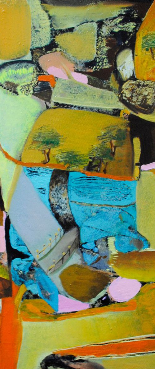 Abstract landscape, abstract art by Kate Kulish