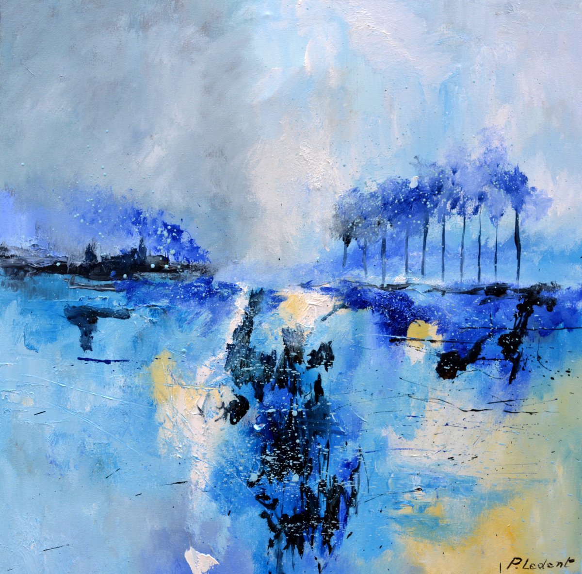 Echoes Of A Frozen Dawn By Pol Henry Ledent, 24 X 24, Artwork For Sale On Artfinder