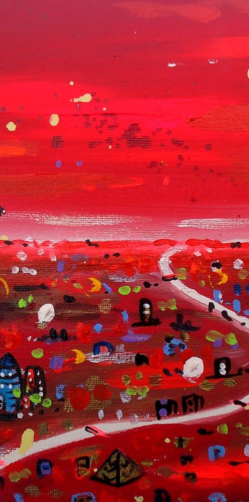 New Red City by Maria Luisa  Azzini