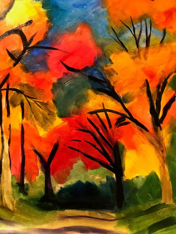 Trees on Fire
