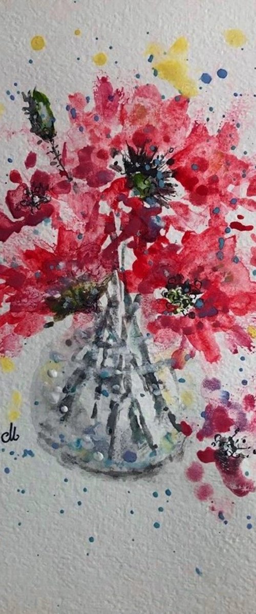 Summer rain../gift idea/free shipping in USA by Cristina Mihailescu
