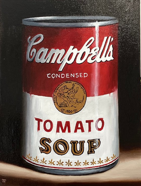 Soup can still life