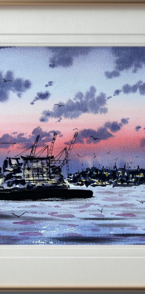 Evening silence Color Sunset by Yuliia Sharapova