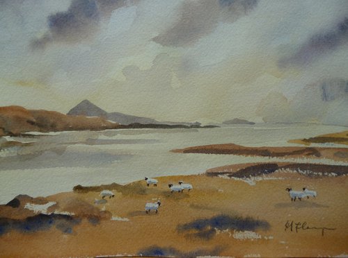 Stormy Skies near Croagh Patrick by Maire Flanagan