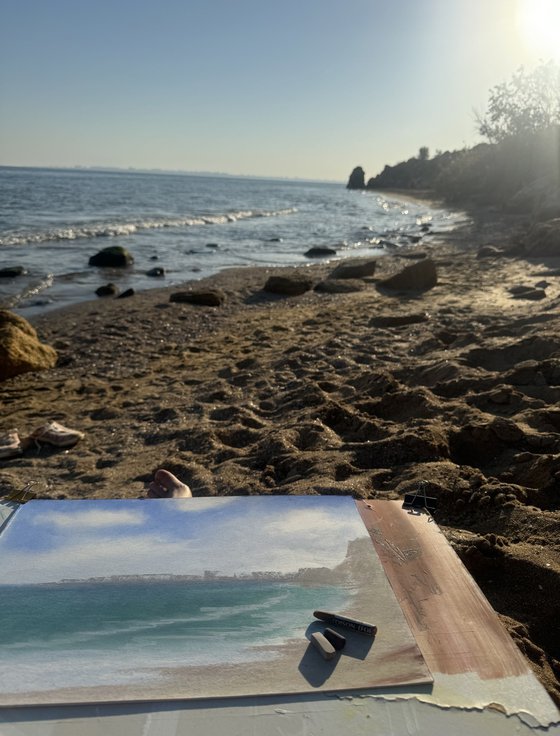 Soft Pastel Plein air Etude