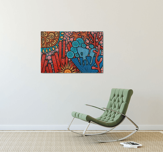 Coral reef pink
