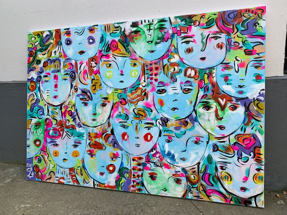 51''x35''( 130x90cm), Free Spirits 5