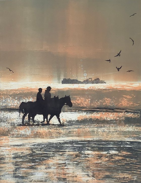 Riding on the Seashore