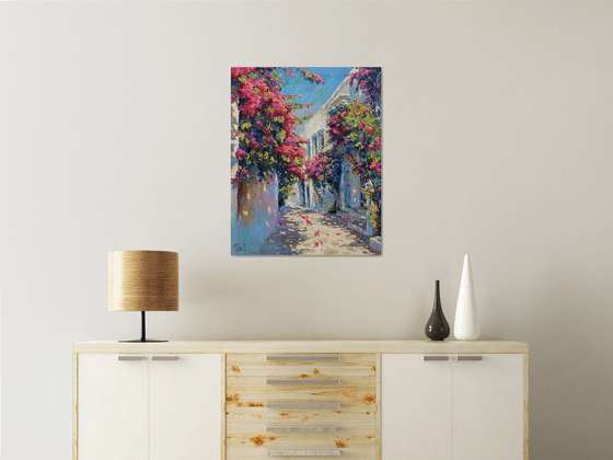 "Courtyard  in  Flowers"
