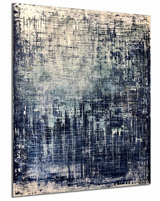 Eroding Blues (XL 48x60in)