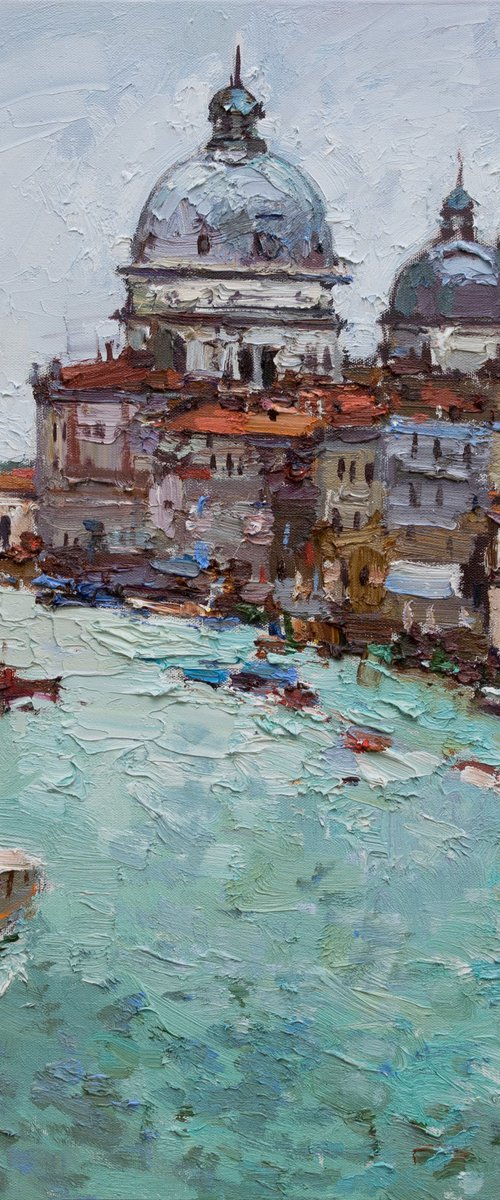 Venice Italy - Original Oil Painting by Anastasiia Valiulina