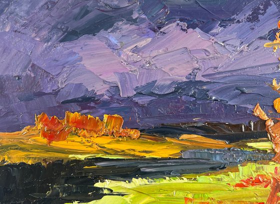 Autumn Landscape with a View of the River