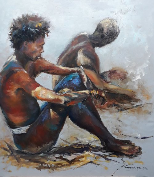 BUSHMEN IN NAMIBIA by Maylu García