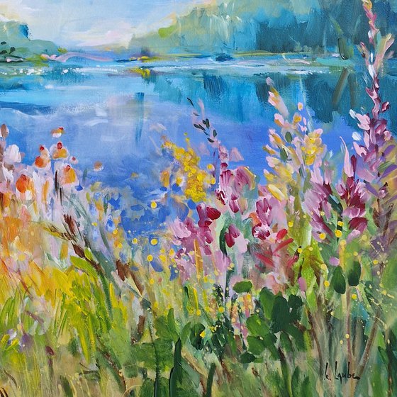 Flowery lake