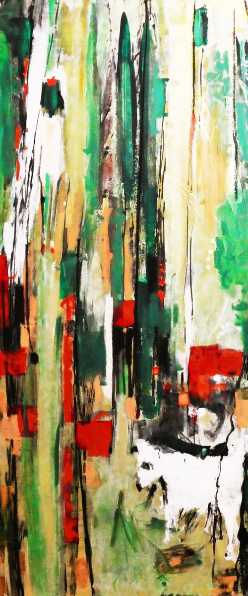 Woodland Walk No. 1 - The Dog by Irene Wilkes
