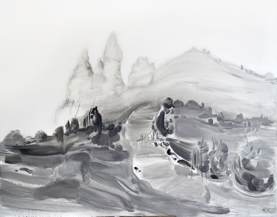 Rising (Misty Landscape II)