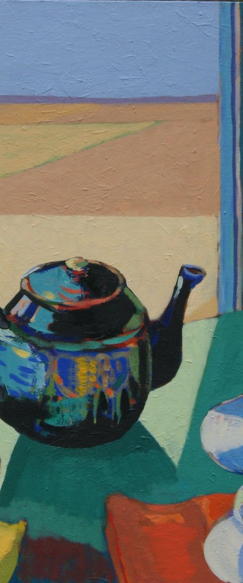 Black Teapot by Patty Rodgers