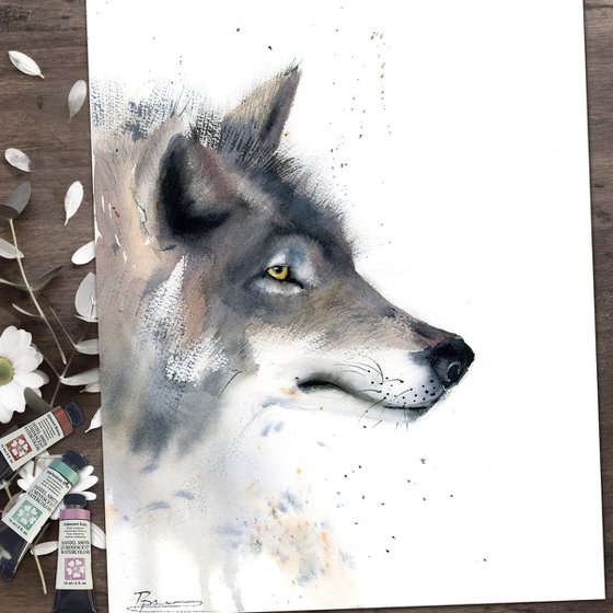 Wolf portrait