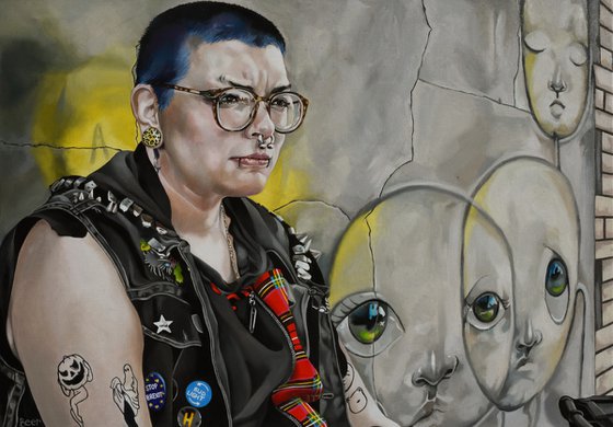 J and graffiti, Martin Street