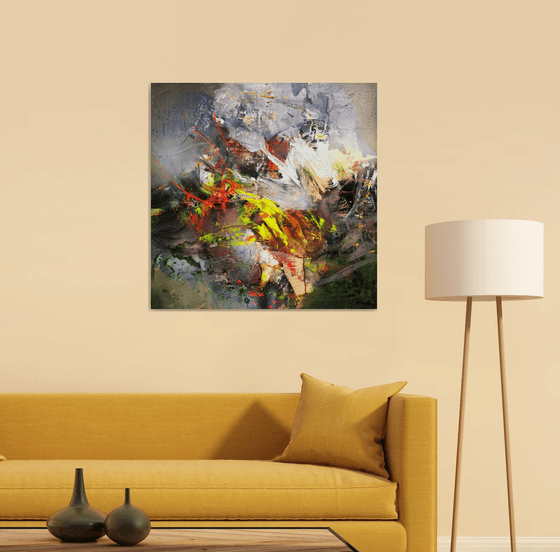 Enigmatic Oneiric Dreamy Abstract Large Scale Masterpiece Ovidiu Kloska