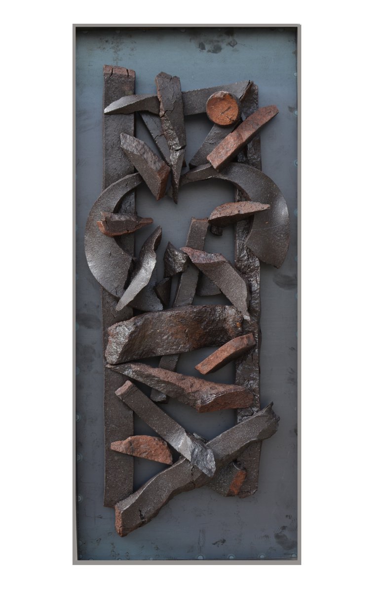 Expressive Landscape Relief By Ognyan Chitakov, 14 X 31", "Spring Wind", Original Artwork