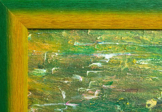 Abstract painting Green park